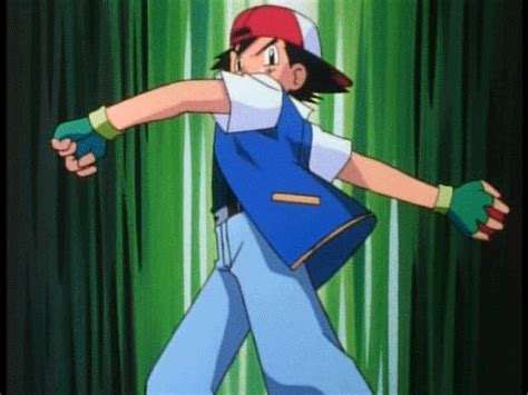 ash goes pokeballs deep|Ash Pokemon GIF .